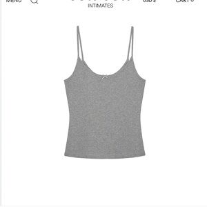 NWOT Cou Cou Intimates the tank  grey